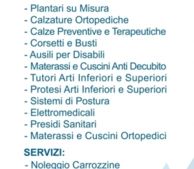 I nostri servizi - Ortopedia Sanitaria Costantini