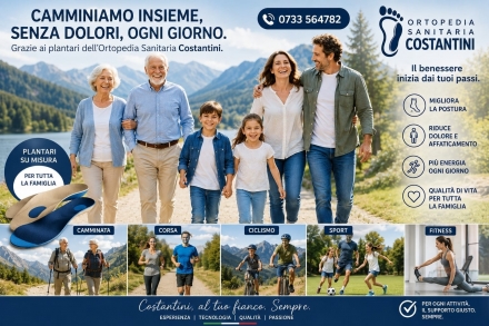 RITROVA IL PIACERE DI CAMMINARE! - Ortopedia Sanitaria Costantini
